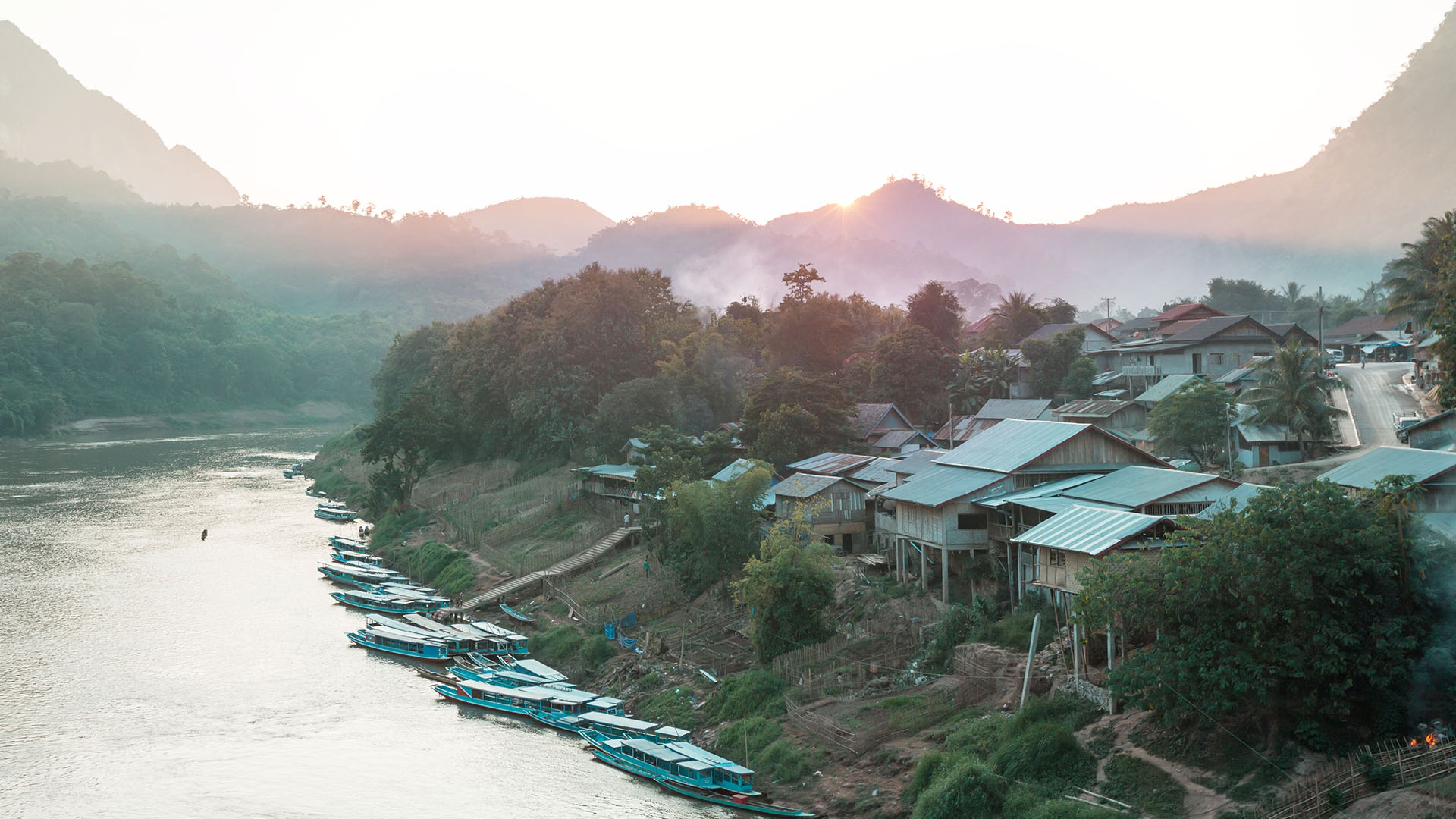 Mekong River in Laos